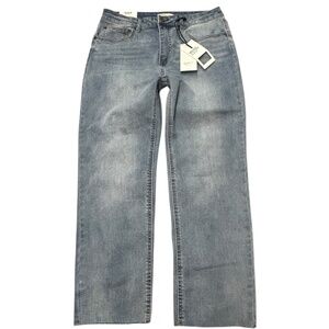 NWT Women's OAT Jeans Size 12/31 New with tag Mid Rise Straight Ankle Denim